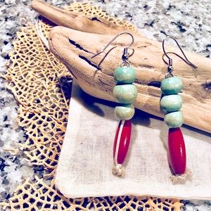 Handcrafted Earrings | Wooden | Colorful | Natural